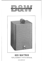 Bowers & Wilkins Matrix 805-Service-manual-ADNA